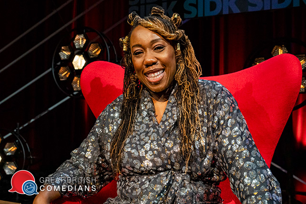 Chizzy Akudolu hire SORRY I DIDN’T KNOW Holby City Strictly Comedian awards host book at agent Great British Comedians