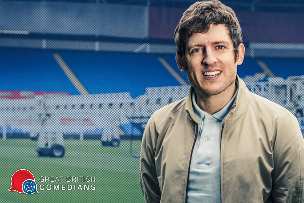 Elis James Welsh funny Soccer football podcast host stand up comedian events awards host book at agent Great British Comedians