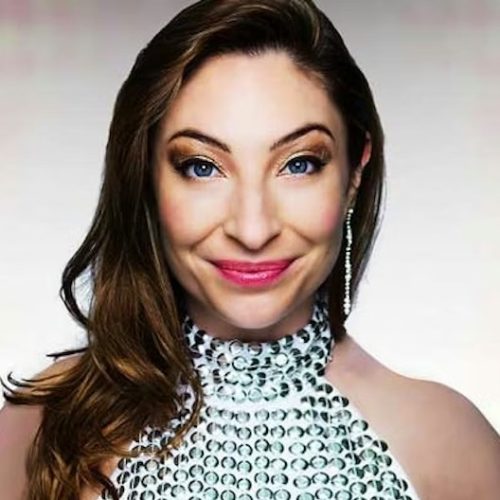 Jess Robinson hire corporate impressionist singer comedian awards host book official agent Great British Comedians