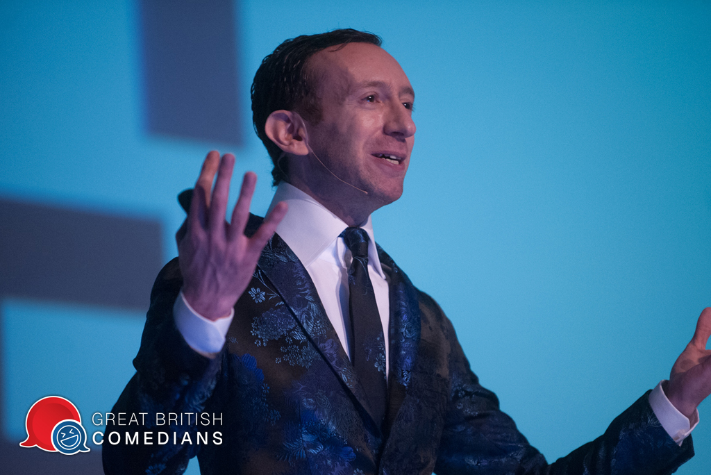 Shed Simove hire TV speaker book at agent Great British Comedians