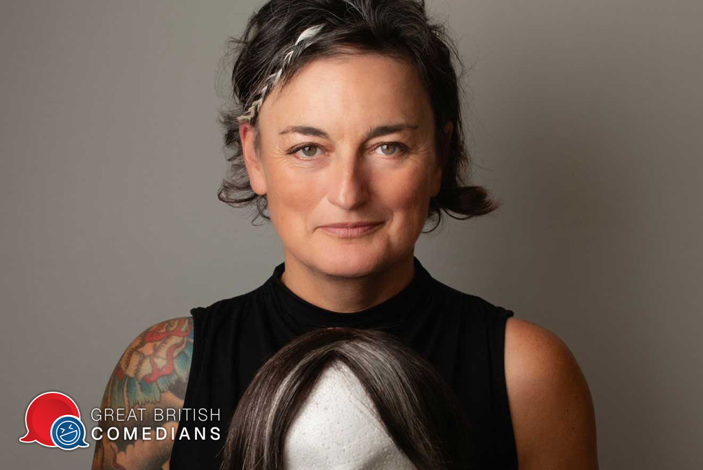 Zoe Lyons hire female LGBTQ deadpan stand up comedian booking official agent at Great British Comedians