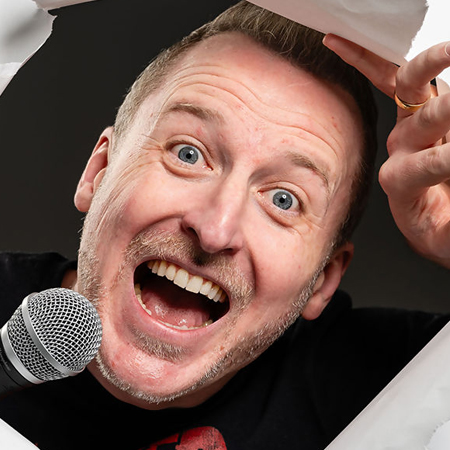 Stuart Mitchell hire comedian speaker book at agent Great British Comedians